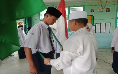 Pelantikan OSIM MTsN 3 Tanah Datar angkatan 52